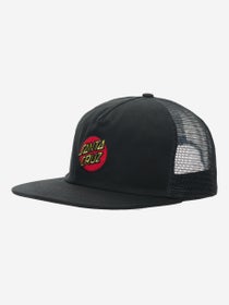 Santa Cruz Cruz Embroidered Snapback Hat Black