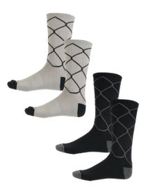 Santa Cruz Spot Chain 2-Pack Socks Black/Grey Multi