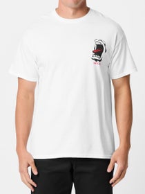 Santa Cruz Screaming Mouth Chest T-Shirt White