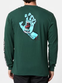 Santa Cruz Screaming Hand Longsleeve T-Shirt Dk Green