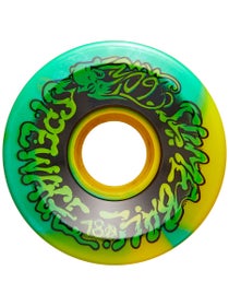 Slime Balls Spewage OG Slime 78a Wheels Grn/Ylw Swirl