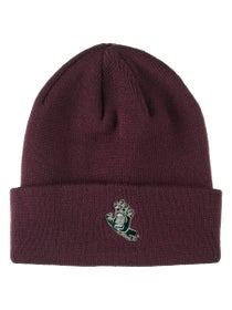 Santa Cruz Screaming Hand Beanie Black Rose
