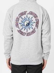 Santa Cruz Sol Spiral Hoodzip Grey Heather