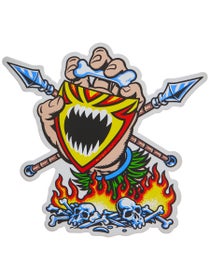 Santa Cruz Salba Screaming Witch Doctor 4.5" Sticker