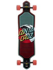 Santa Cruz Wave Dot Splice Drop Thru Cruzer 9 x 36