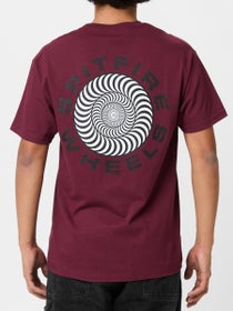 Spitfire '87 Classic Swirl Fill T-Shirt Burgundy