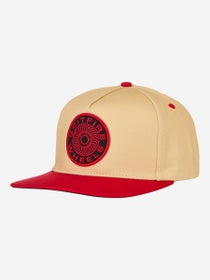 Spitfire Classic '87 Swirl Patch Snapback Hat Tan/Red