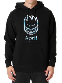 Spitfire x April Chrome Bighead Hoodie Black