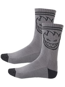 Spitfire Bighead Socks Charcoal/Black