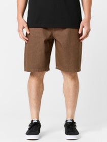 Spitfire Bighead Denim Shorts Brown