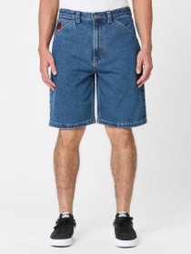 Spitfire Bighead Fill Denim Shorts Medium Stone Wash