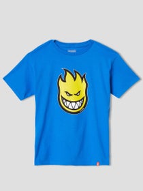 Spitfire Bighead Fill YOUTH T-Shirt Royal/Yellow