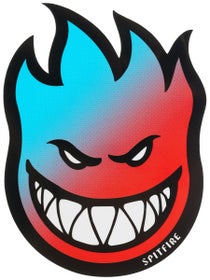 Spitfire Bighead Fade Sticker Medium Blue/Red