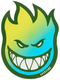 Spitfire Bighead Fade Sticker Medium Yellow/Blue