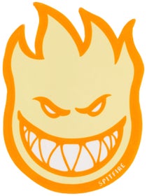 Spitfire Fireball Fill Sticker Small Cream/Orange