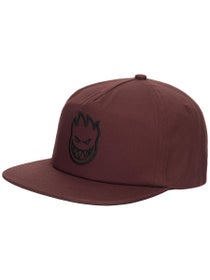 Spitfire Bighead Snapback Hat Dark Red/Black