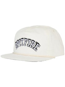 Spitfire Bighead Script Snapback Hat White
