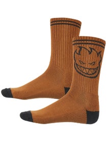 Spitfire Bighead Socks Dark Tan/Black