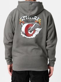 Spitfire Burnout Hoodie Charcoal