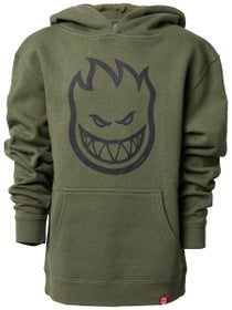 Spitfire Bighead YOUTH Hoodie Army/Black