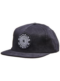 Spitfire Classic '87 Swirl Patch Snapback Hat Black