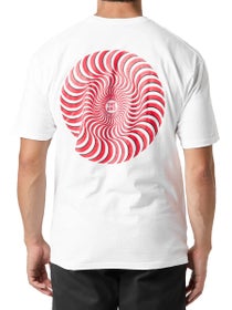 Spitfire Classic Swirl Overlay T-Shirt White/Red