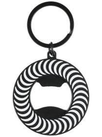 Spitfire Classic Swirl Bottle Opener Keychain Black/Wht