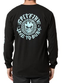 Spitfire Deathmask Longsleeve Glow T-Shirt Black