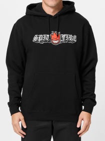 Spitfire Old E Drop Bighead Embroidered Hoodie Black