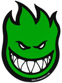 Spitfire Fireball Sticker Medium Green