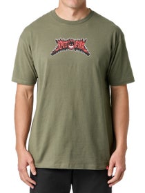 Spitfire Flame Out Bighead Fill T-Shirt Military Green