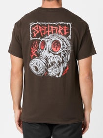 Spitfire Gas Mask T-Shirt Dark Chocolate