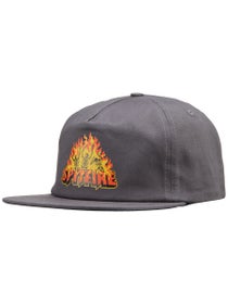 Spitfire Hellfire Snapback Hat Charcoal