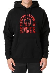 Spitfire LTB Arch EMB Hoodie Black/Red