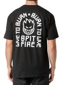 Spitfire LTB Arch II T-Shirt Black/White