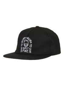 Spitfire LTB Arch Snapback Hat Black/White