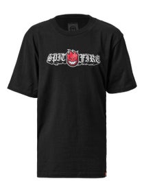 Spitfire Old E Drop Bighead YOUTH T-Shirt Black/Red