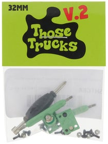 Slushcult Those Trucks V2 Fingerboard Trucks Green 32mm