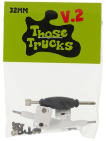 Slushcult Those Trucks V2 Fingerboard Trucks White 32mm