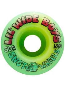 Snot Lil' WIde Boys 101a Wheels Swirl Green/Yellow