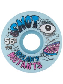 Snot Curb Nolan Mutants 99a Wheels 56mm Ice Blue