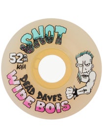 Snot Dead Dave Wide Boys 101a Wheels 51mm White