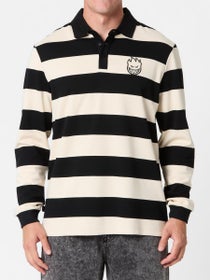 Spitfire Bighead Rugby Shirt Off White/Black