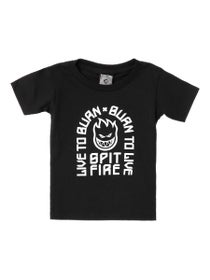 Spitfire LTB Arch Toddler T-Shirt Black/White