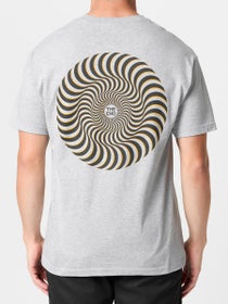 Spitfire Classic Swirl Overlay T-Shirt Heather Grey