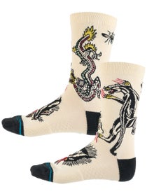 Stance x Bert Krak Battle Socks Cream