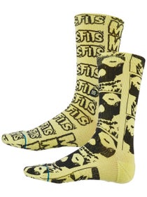 Stance x Misfits Collection Socks Yellow