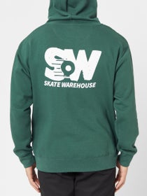 Skate Warehouse Fast Logo Hoodie Pine