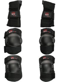 Triple 8 Little Tricky Jr. Pad Set 3 Pack Black