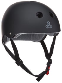 Triple 8 THE Certified Sweatsaver Helmet Black Rubber